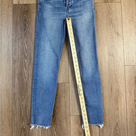 Re/Done Women's Skinny Jeans in Blue - Picture 9 of 10
